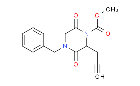 DY735167 | 561303-39-7 | methyl 4-benzyl-3,6-dioxo-2-(prop-2-yn-1-yl)piperazine-1-carboxylate