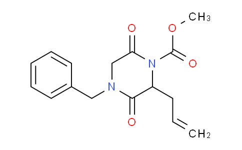 CAS No. 561303-40-0, methyl 2-allyl-4-benzyl-3,6-dioxopiperazine-1-carboxylate