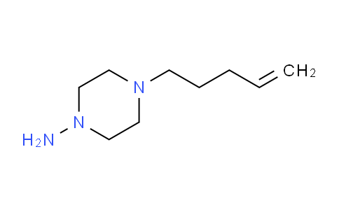 CAS No. 56964-26-2, 4-(pent-4-en-1-yl)piperazin-1-amine