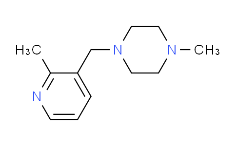 CAS No. 1245648-35-4, 1-methyl-4-((2-methylpyridin-3-yl)methyl)piperazine