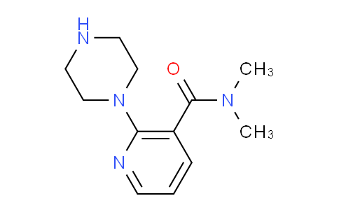CAS No. 902836-08-2, N,N-dimethyl-2-(piperazin-1-yl)nicotinamide
