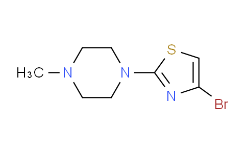 CAS No. 919352-66-2, 4-bromo-2-(4-methylpiperazin-1-yl)thiazole