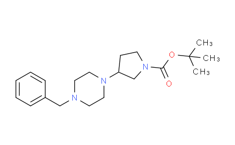 CAS No. 1010446-29-3, tert-butyl 3-(4-benzylpiperazin-1-yl)pyrrolidine-1-carboxylate
