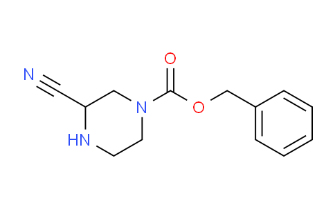 CAS No. 1071827-03-6, benzyl 3-cyanopiperazine-1-carboxylate