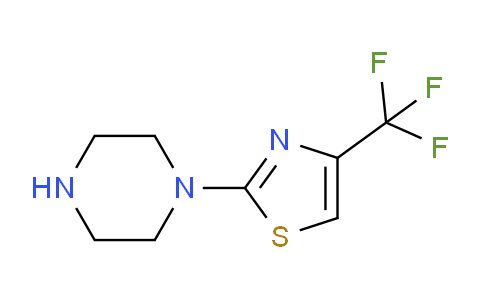 CAS No. 107507-53-9, 2-(piperazin-1-yl)-4-(trifluoromethyl)thiazole