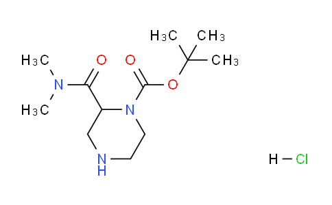 DY735216 | 1269446-23-2 | tert-Butyl 2-(dimethylcarbamoyl)piperazine-1-carboxylate hydrochloride