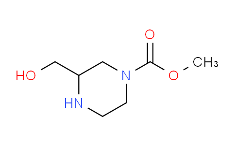CAS No. 126766-56-1, methyl 3-(hydroxymethyl)piperazine-1-carboxylate