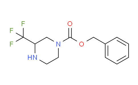 CAS No. 1279815-93-8, benzyl 3-(trifluoromethyl)piperazine-1-carboxylate