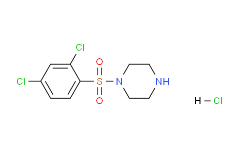 CAS No. 1353966-37-6, 1-((2,4-dichlorophenyl)sulfonyl)piperazine hydrochloride