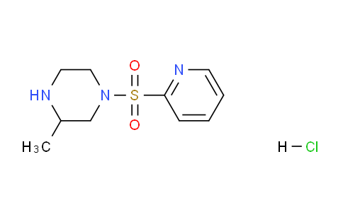 CAS No. 1353981-04-0, 3-Methyl-1-(pyridin-2-ylsulfonyl)piperazine hydrochloride
