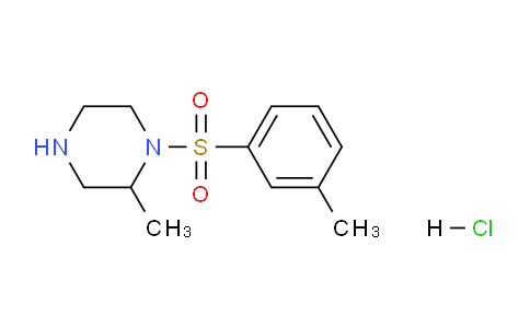 CAS No. 1353951-47-9, 2-Methyl-1-(m-tolylsulfonyl)piperazine hydrochloride