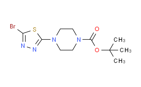CAS No. 1352925-43-9, tert-Butyl 4-(5-bromo-1,3,4-thiadiazol-2-yl)piperazine-1-carboxylate