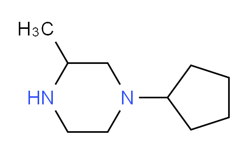 CAS No. 163526-35-0, 1-Cyclopentyl-3-methyl-piperazine