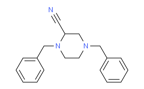 CAS No. 170701-81-2, 1,4-dibenzylpiperazine-2-carbonitrile