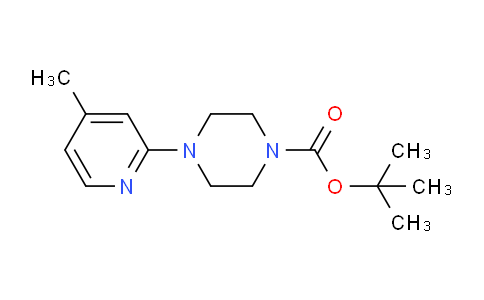 CAS No. 939986-26-2, tert-butyl 4-(4-methylpyridin-2-yl)piperazine-1-carboxylate