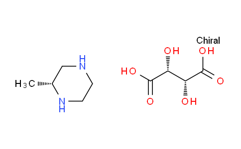 CAS No. 126458-16-0, (R)-2-methylpiperazine (2R,3R)-2,3-dihydroxysuccinate