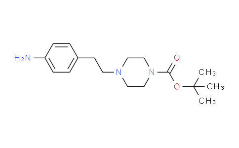CAS No. 329004-08-2, tert-butyl 4-(4-aminophenethyl)piperazine-1-carboxylate
