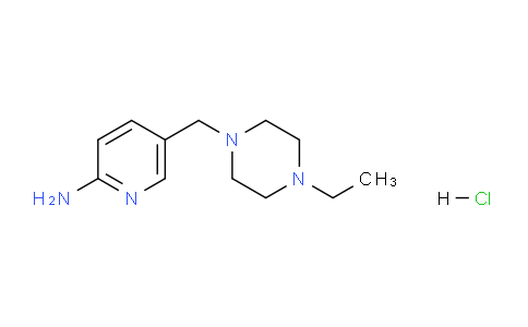 CAS No. 1197331-99-9, 5-((4-ethylpiperazin-1-yl)methyl)pyridin-2-amine hydrochloride