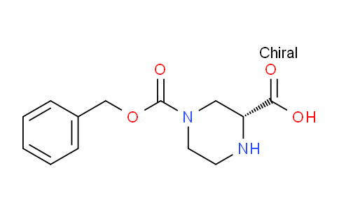 CAS No. 276695-09-1, (R)-4-(Benzyloxycarbonyl)piperazine-2-carboxylic acid