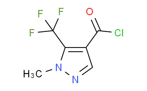CAS No. 840489-25-0, 1-methyl-5-(trifluoromethyl)-1H-pyrazole-4-carbonyl chloride