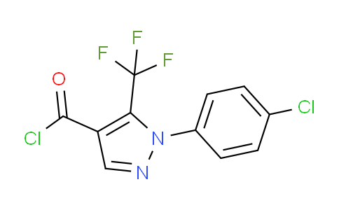 CAS No. 175137-19-6, 2-(4-Chlorophenyl)-3-(trifluoromethyl)pyrazole-4-carbonyl chloride