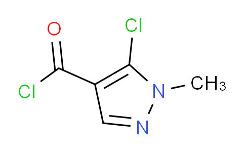 CAS No. 110763-09-2, 5-Chloro-1-methylpyrazole-4-carbonyl chloride