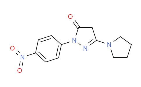 CAS No. 30818-17-8, 1-(4-Nitrophenyl)-3-pyrrolidino-2-pyrazolin-5-one