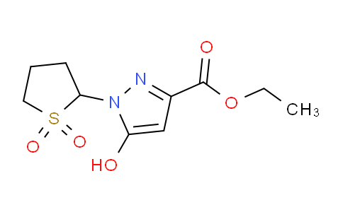 CAS No. 51986-04-0, Ethyl 1-(1,1-dioxidotetrahydrothiophen-2-yl)-5-hydroxy-1H-pyrazole-3-carboxylate