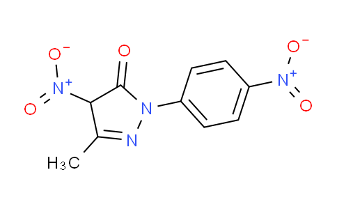 CAS No. 550-74-3, 3-Methyl-4-nitro-1-(4-nitrophenyl)-1H-pyrazol-5(4H)-one