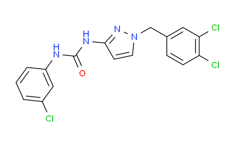 MC735371 | 1006201-17-7 | 1-(3-chlorophenyl)-3-(1-(3,4-dichlorobenzyl)-1H-pyrazol-3-yl)urea