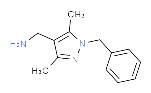 CAS No. 956567-89-8, C-(1-Benzyl-3,5-dimethyl-1H-pyrazol-4-yl)-methylamine