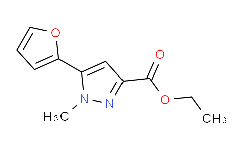 CAS No. 104296-35-7, Ethyl 5-(2-furyl)-1-methyl-1H-pyrazole-3-carboxylate