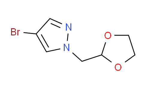 CAS No. 1207175-26-5, 1-((1,3-dioxolan-2-yl)methyl)-4-bromo-1H-pyrazole