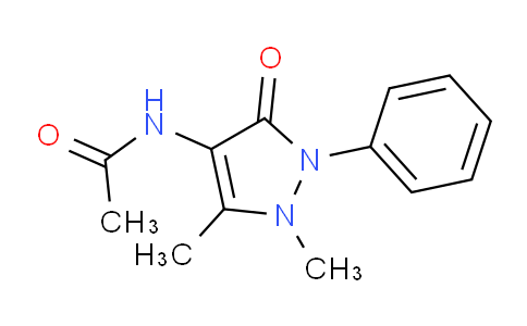 CAS No. 83-15-8, N-(1,5-dimethyl-3-oxo-2-phenyl-2,3-dihydro-1H-pyrazol-4-yl)acetamide