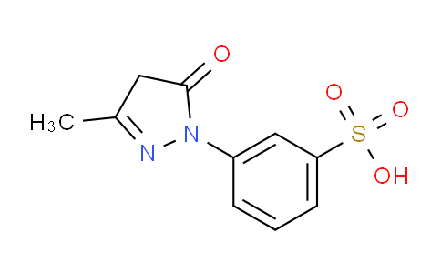 CAS No. 119-17-5, 3-(3-Methyl-5-oxo-4,5-dihydro-1H-pyrazol-1-yl)benzenesulfonic acid