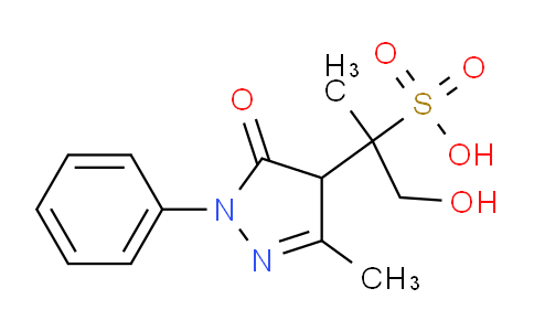 CAS No. 1242471-40-4, 1-hydroxy-2-(3-methyl-5-oxo-1-phenyl-4,5-dihydro-1H-pyrazol-4-yl)propane-2-sulfonic acid