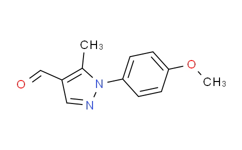 CAS No. 423768-44-9, 1-(4-methoxyphenyl)-5-methyl-1H-pyrazole-4-carbaldehyde