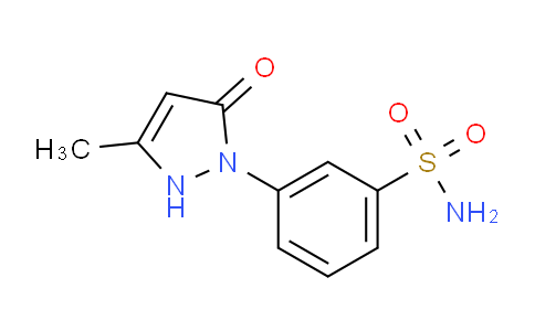 CAS No. 89-29-2, 3-(3-Methyl-5-oxo-2,5-dihydro-1H-pyrazol-1-yl)-benzenesulfonamide