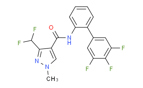 3-(difluoromethyl)-1-methyl-N-(3',4',5'-trifluoro-[1,1'-biphenyl]-2-yl)-1H-pyrazole-4-carboxamide