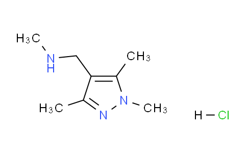 CAS No. 1188264-82-5, N-methyl-1-(1,3,5-trimethyl-1H-pyrazol-4-yl)methanamine hydrochloride