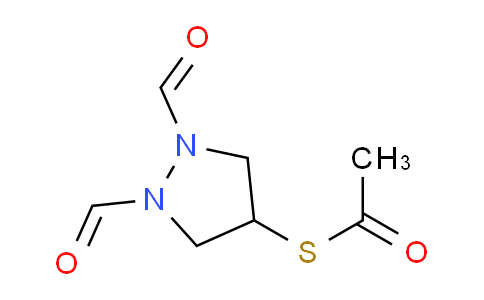 CAS No. 216854-55-6, S-(1,2-diformylpyrazolidin-4-yl) ethanethioate