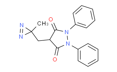 CAS No. 29301-73-3, 4-((3-methyl-3H-diazirin-3-yl)methyl)-1,2-diphenylpyrazolidine-3,5-dione