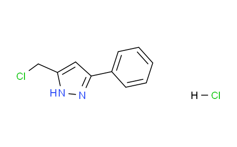 CAS No. 493038-58-7, 5-(chloromethyl)-3-phenyl-1H-pyrazole hydrochloride