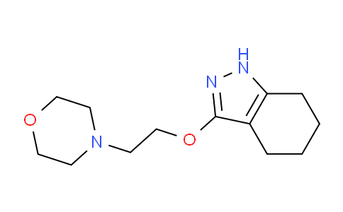 CAS No. 36173-94-1, 4-(2-((4,5,6,7-Tetrahydro-1H-indazol-3-yl)oxy)ethyl)morpholine