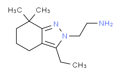 CAS No. 561300-13-8, 2-(3-Ethyl-7,7-dimethyl-4,5,6,7-tetrahydro-2H-indazol-2-yl)ethanamine