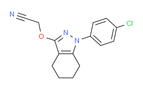 CAS No. 61088-02-6, 2-((1-(4-Chlorophenyl)-4,5,6,7-tetrahydro-1H-indazol-3-yl)oxy)acetonitrile