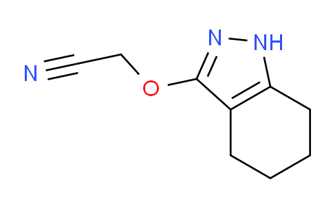 CAS No. 61088-04-8, 2-((4,5,6,7-Tetrahydro-1H-indazol-3-yl)oxy)acetonitrile
