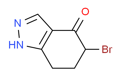 CAS No. 1235325-49-1, 5-Bromo-6,7-dihydro-1H-indazol-4(5H)-one