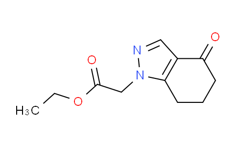 CAS No. 1204533-48-1, Ethyl 2-(4-oxo-4,5,6,7-tetrahydro-1H-indazol-1-yl)acetate