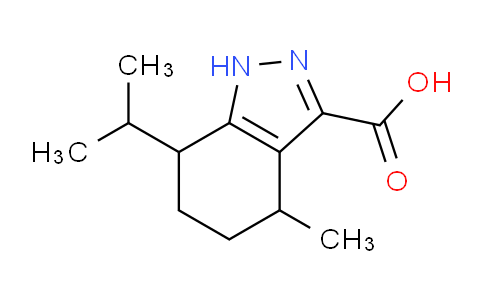 CAS No. 792952-01-3, 7-Isopropyl-4-methyl-4,5,6,7-tetrahydro-1H-indazole-3-carboxylic acid